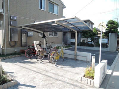 【その他共用部分】 | セジュール輪 | ☆屋根付き駐輪場☆