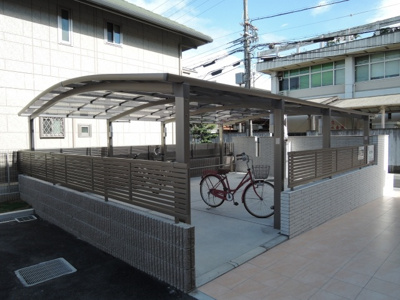 【その他共用部分】 | ソレイユ八尾 | ☆屋根付き駐輪場☆