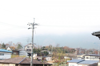 【展望】 | 大津市大物672-5　中古戸建 | 物件からの比良山系、天候により山々が見渡せます