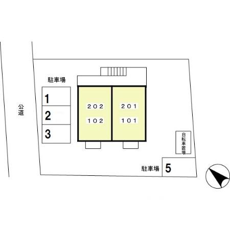 レフア古見の区画図