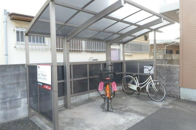 倉敷市新田のアパートのその他共用部分|自転車置き場