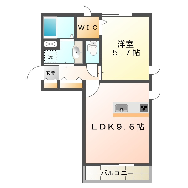 セジュール垂水ウェストの間取り