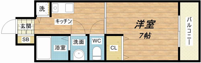 【間取り】 | レインボーコート立売堀