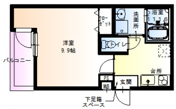 【間取り】 | フジパレス若江岩田Ⅱ番館