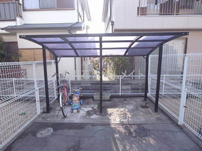 【エントランス】 | グランドール谷田川 | 駐輪場