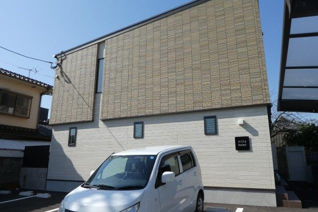 倉敷市八王寺町のアパートの外観