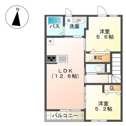 メゾンレイアの間取り