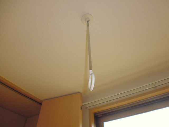 クレールＢの内装|室内物干し