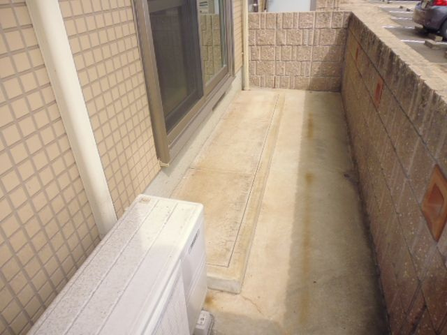 クレールＢのバルコニー