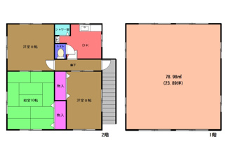 【間取り】 | 大木戸住居付店舗事務所