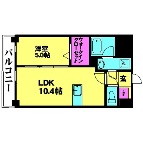 イーハトーブ櫛原の間取り