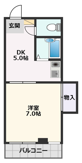 【間取り】 | アイワステーションビルⅥ号館