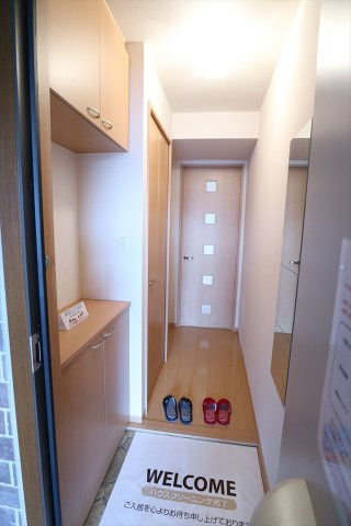 ベルメゾン　Ｂ棟の玄関