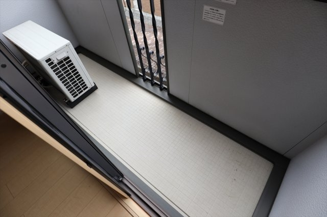 ベルメゾン　Ｂ棟のバルコニー