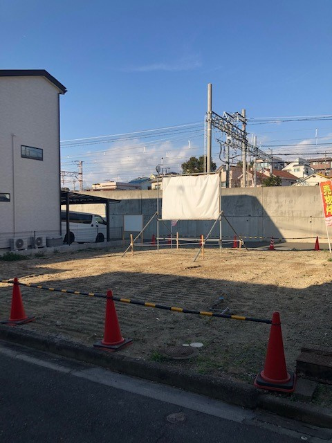 明石市大蔵中町　新築戸建の前面道路含む現地写真