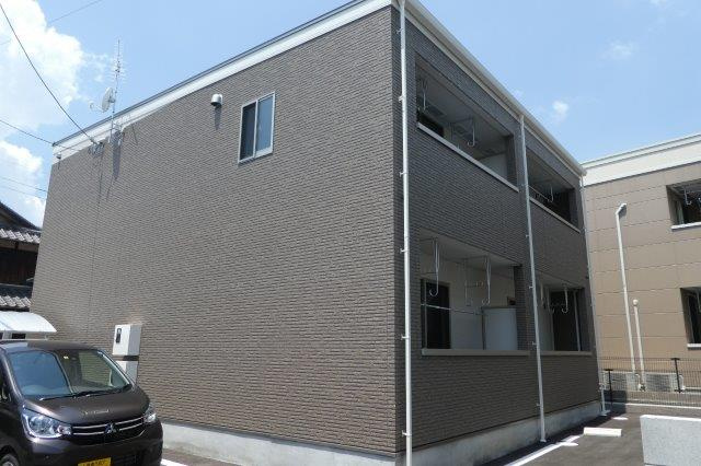 倉敷市日ノ出町２丁目のアパートの外観