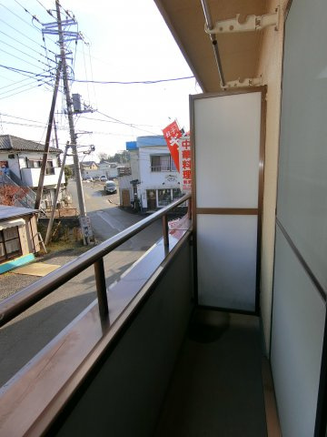山口ビルのバルコニー