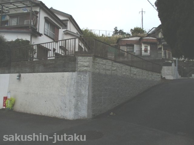 大和田　土地の外観|角地　北西3.8ｍ×北東4.9ｍ