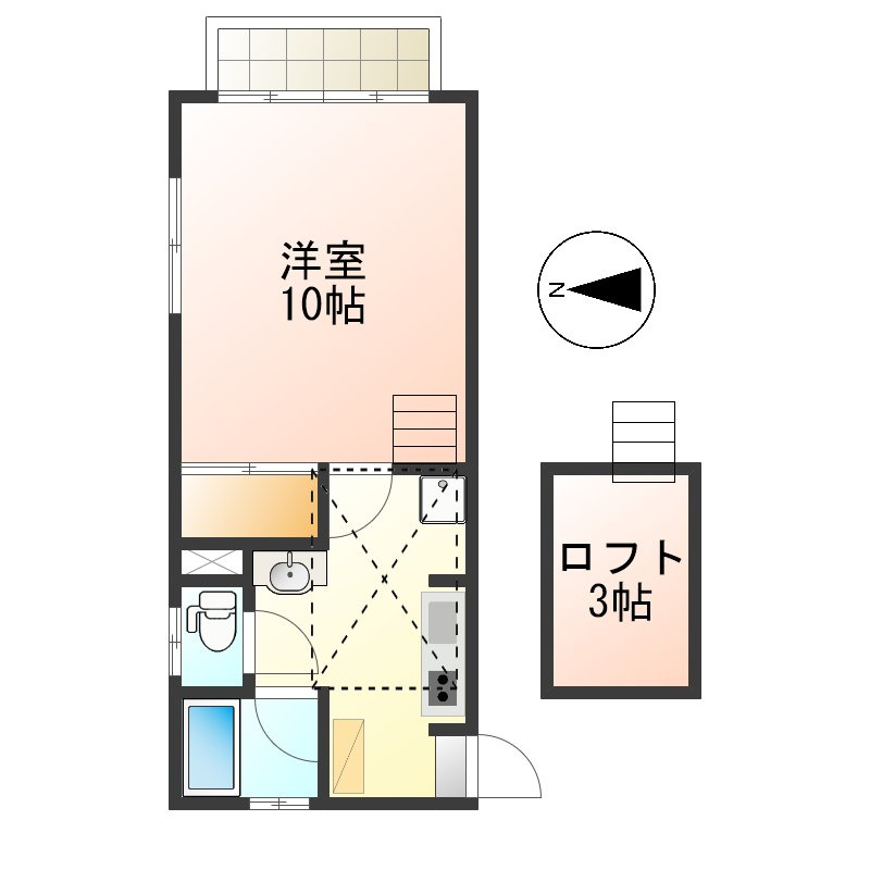 カーサヒューマンAの間取り