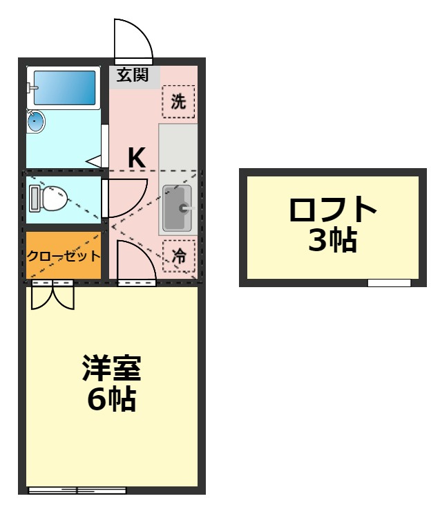 エスポワール壱番館の間取り