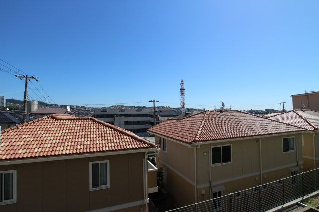 名谷農住団地Ｉ棟の展望