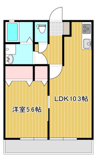【間取り】 | フローラルコートD