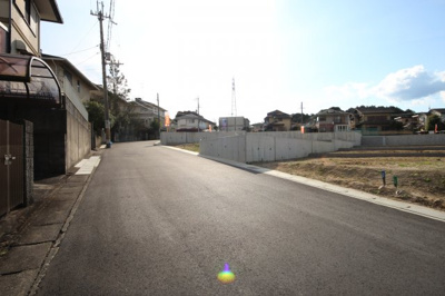 【前面道路含む現地写真】 | 大津市清風町34　分譲土地 | 分譲地前面道路