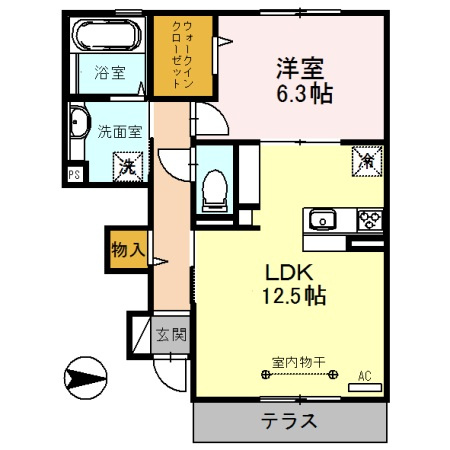 【間取り】 | ルアーナ　A棟