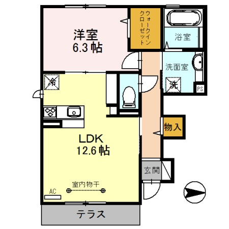 【間取り】 | ルアーナ　A棟