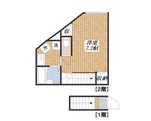 REVE拝島の間取り