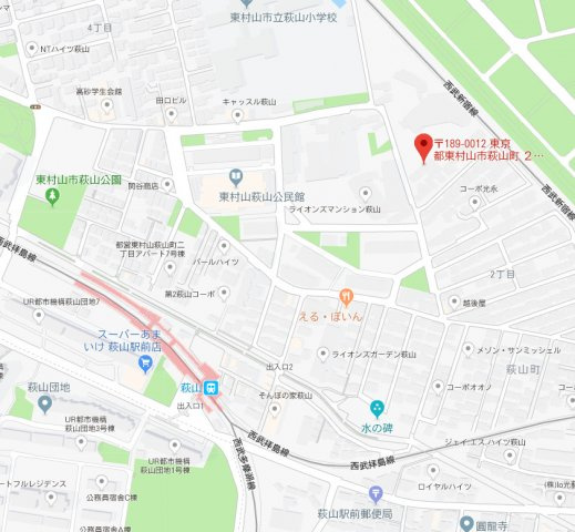 リバティハウスの地図