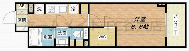 【間取り】 | コンフォリア北堀江一丁目