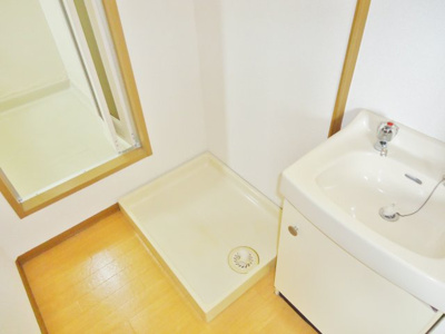 【洗面所】 | パークハイツ橋本　B | 室内洗濯機置場（写真はイメージです）