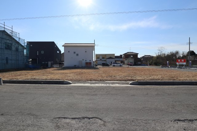 鴻巣市北新宿の売地の外観