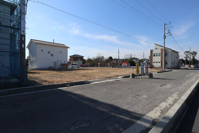 鴻巣市北新宿の売地の外観
