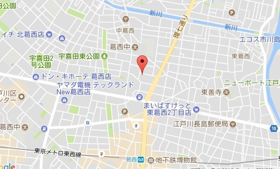パステルクルールの地図