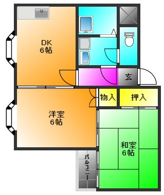 ピアザ５の間取り