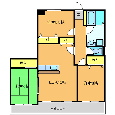 【間取り】 | ホリディ志免