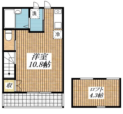 ブエナメゾン福生Aの間取り