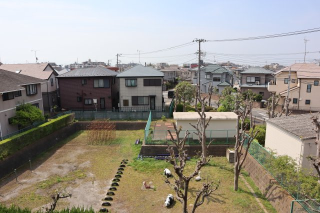 薬円台芙蓉ハイツ３Ｆ　船橋市七林町　中古マンション　南向き住戸の展望