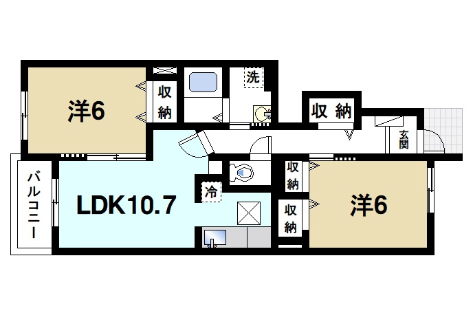 ラフィーネの間取り|豊富な収納と動きやすい間取りで生活が快適になります