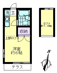 ルミエールⅡの間取り