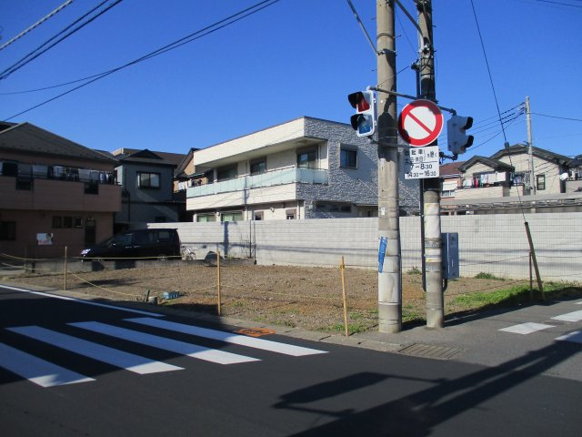 習志野市本大久保５丁目　土地　東南角地　建築条件なしの外観