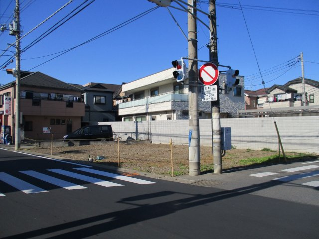 習志野市本大久保５丁目　土地　東南角地　建築条件なしの外観