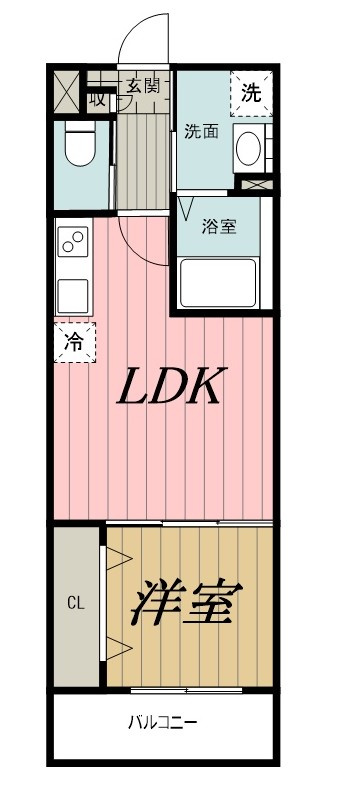 ルミエールＢ棟の間取り