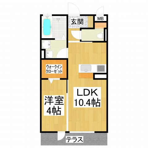 【間取り】 | ディイゾラ北野田
