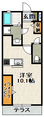 Luciole　山本 （リュシオル山本）の間取り