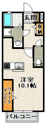 Luciole　山本 （リュシオル山本）の間取り
