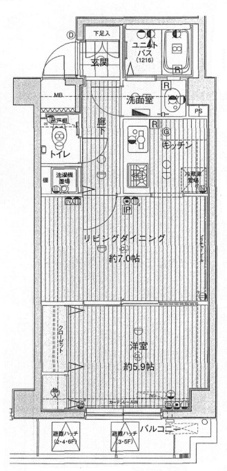 【間取り】 | メインステージ広尾