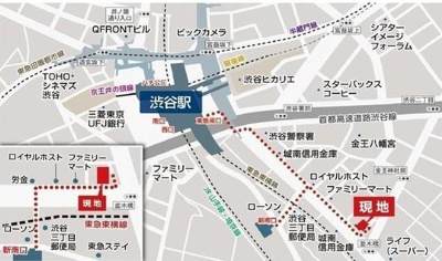 【地図】 | BPRレジデンス渋谷 | BPRレジデンス渋谷